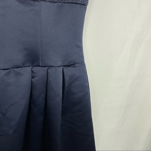 Talbots v neck beaded night dress fit and flare 6 NWT - Picture 4 of 8